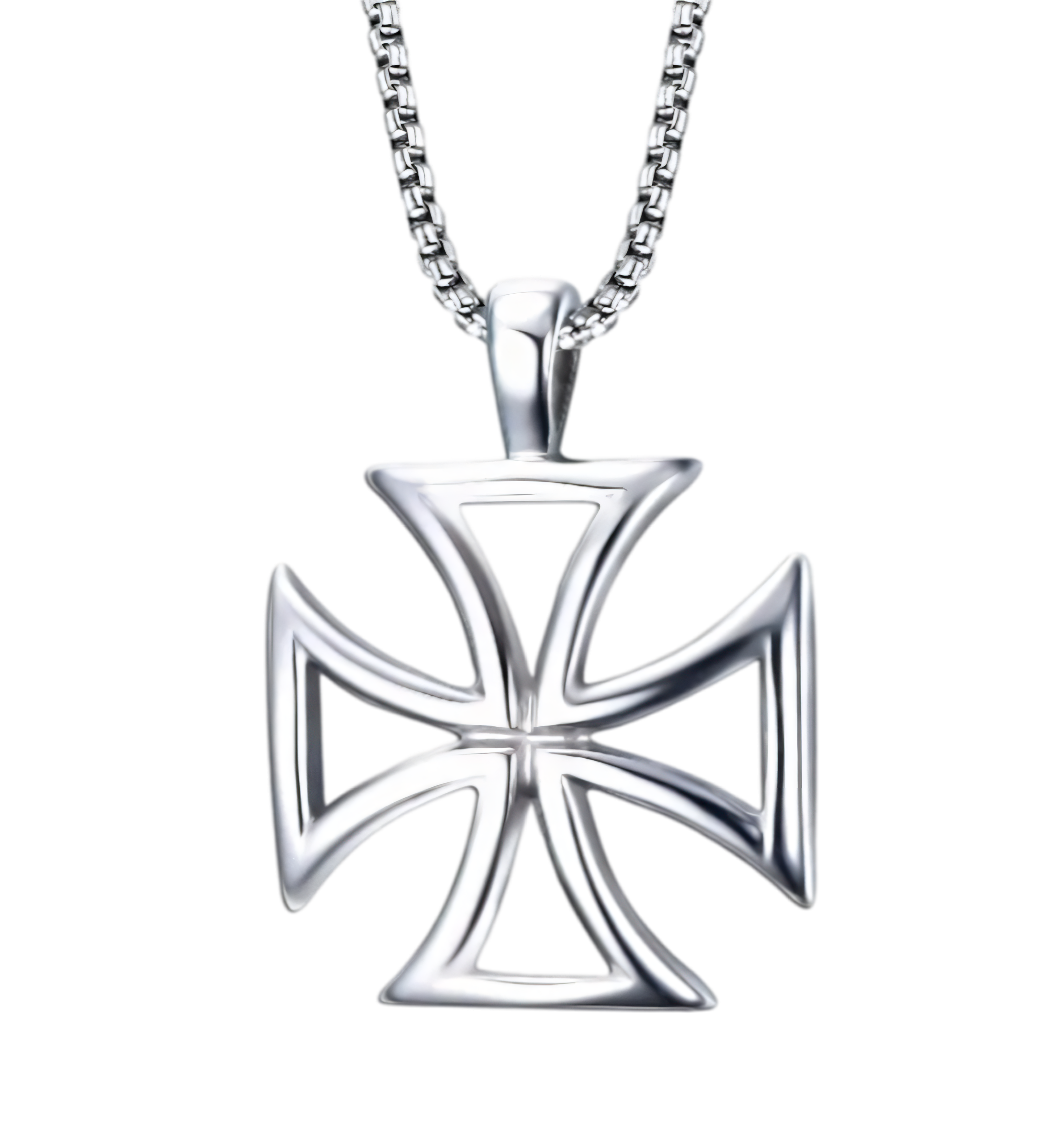 Halskette Eisernes Kreuz 60 cm