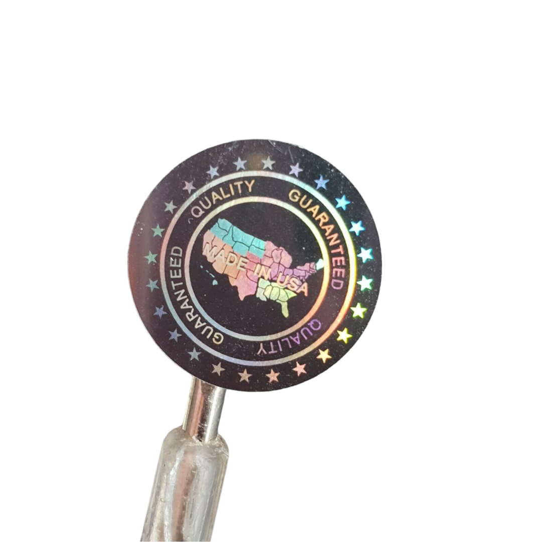 "Made in USA" 3D Hologramm Siegel 20 mm