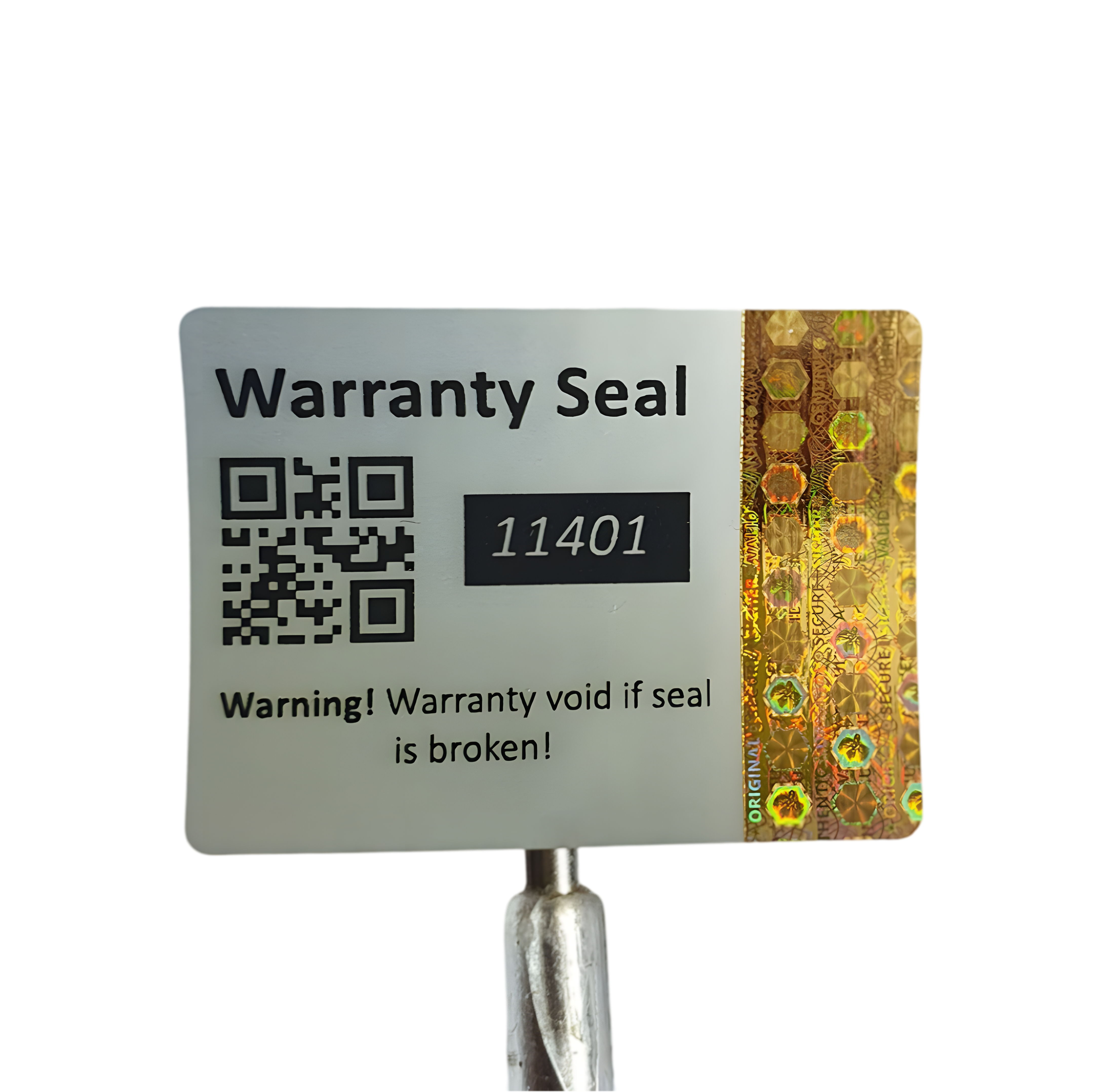 3D Hologramm Garatiesiegel Aufkleber Warranty Seal 4x3 cm