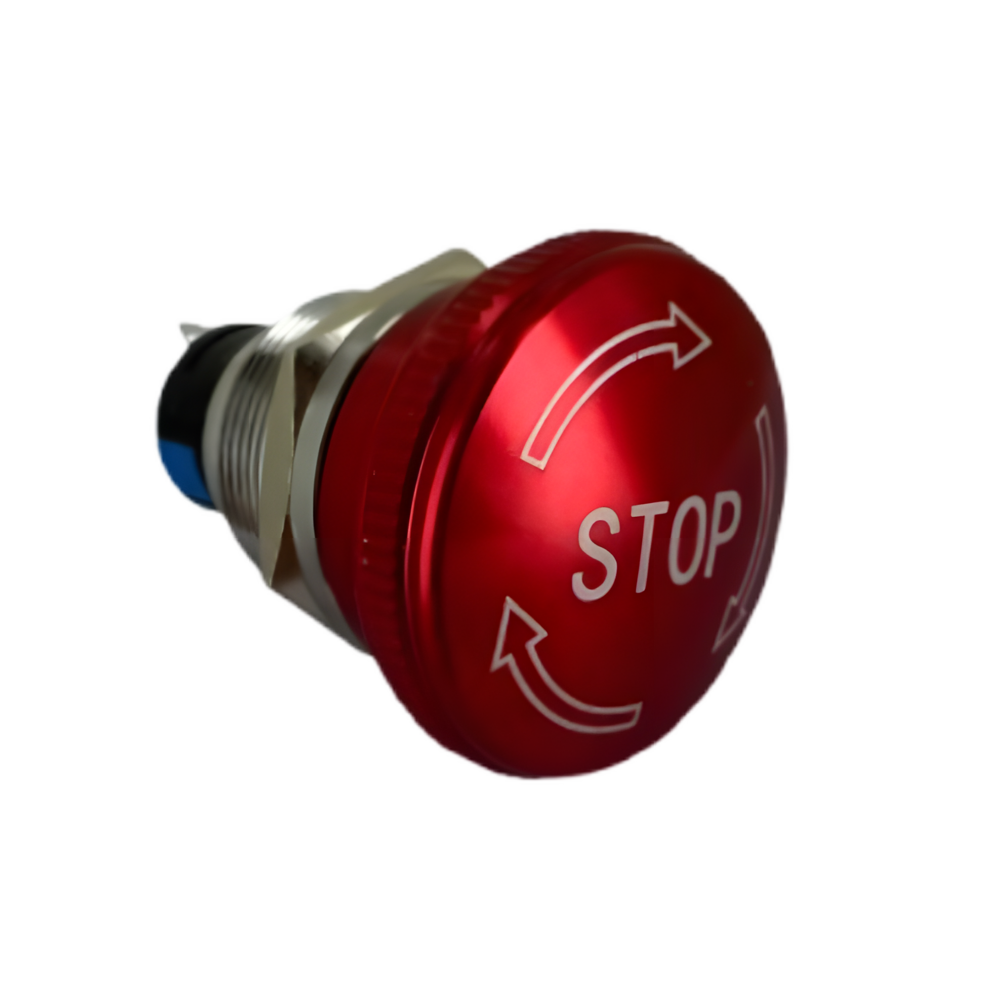 22 mm Not-Aus Schalter Rastend Stop Pilzknopf Rot