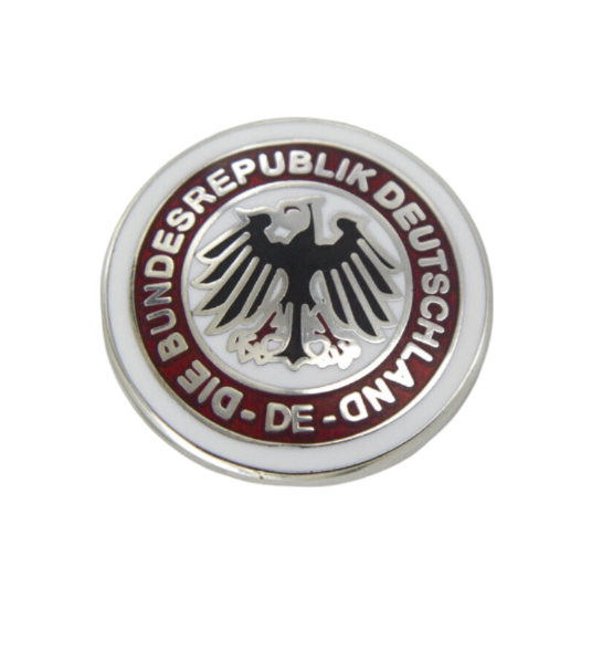 BRD DE Die Bundesrepublik Deutschland Metall Anstecker mit Adler edel 