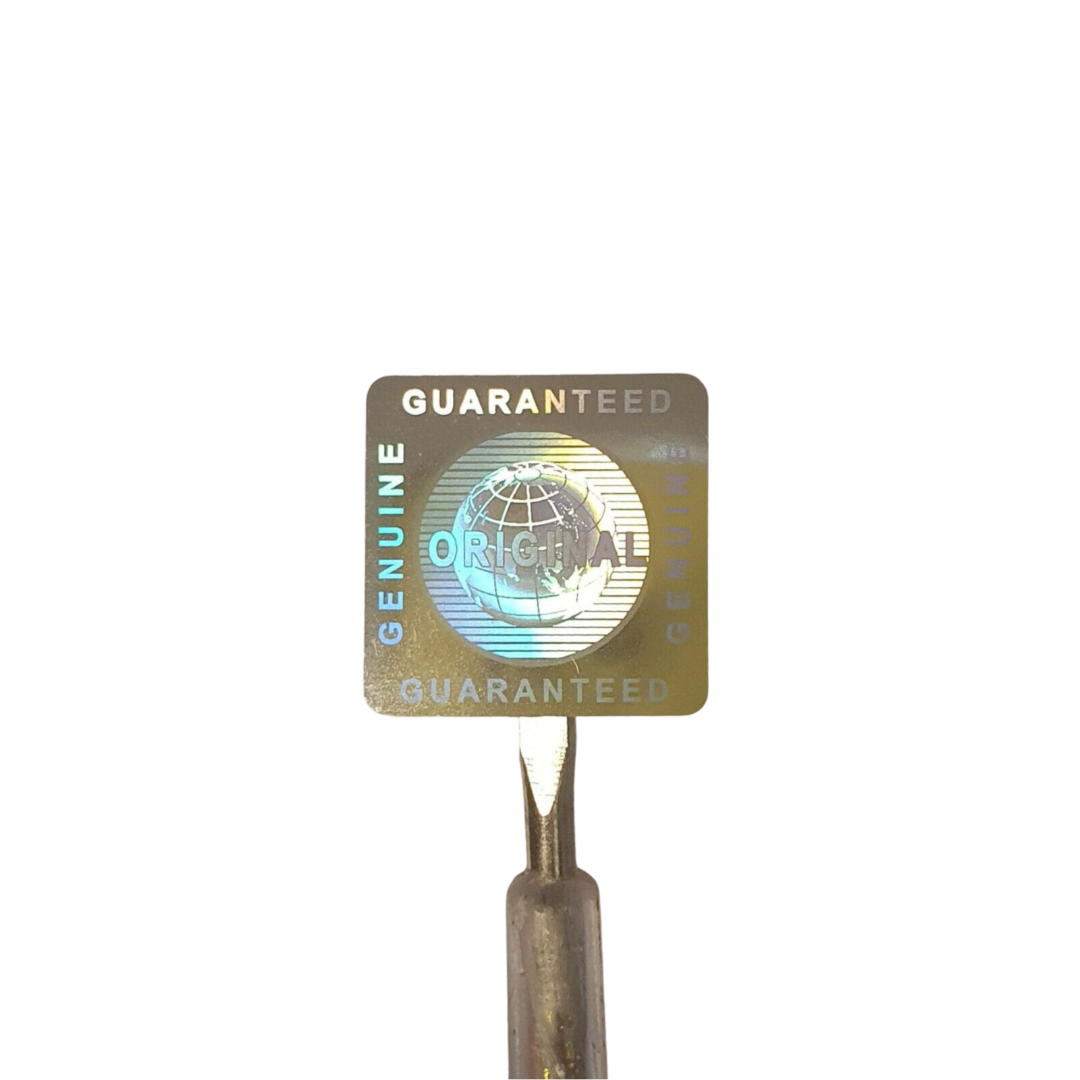 "Original" 3D Hologramm Sicherheitssiegel Silber 20x20mm mit/ohne lfd. Nummer
