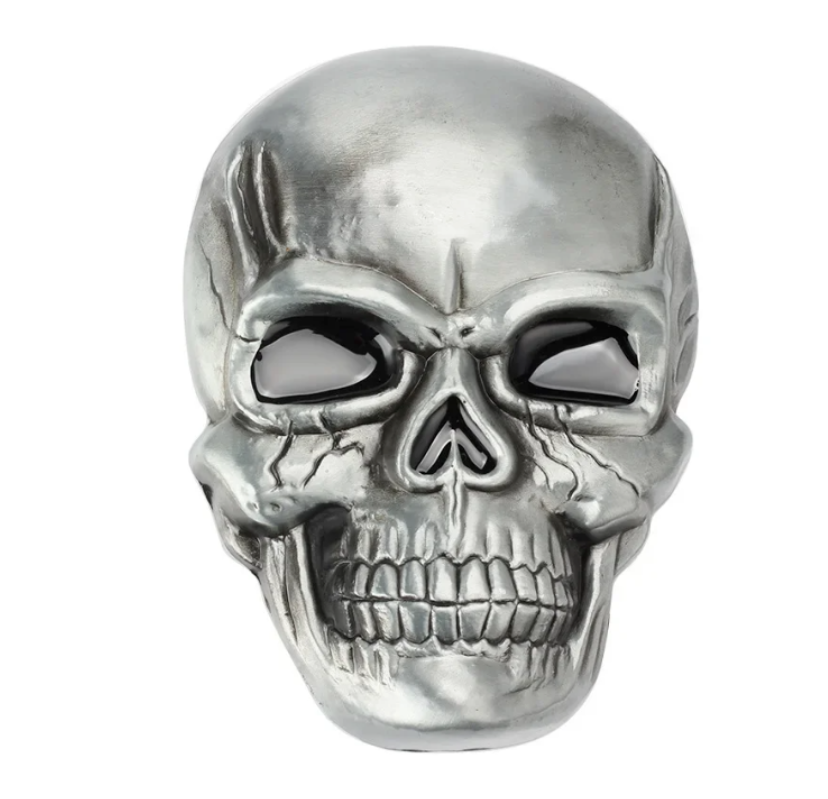 Gürtelschnalle Buckle für Gürtel bis 4 cm Metall Skull Biker Totenkopf