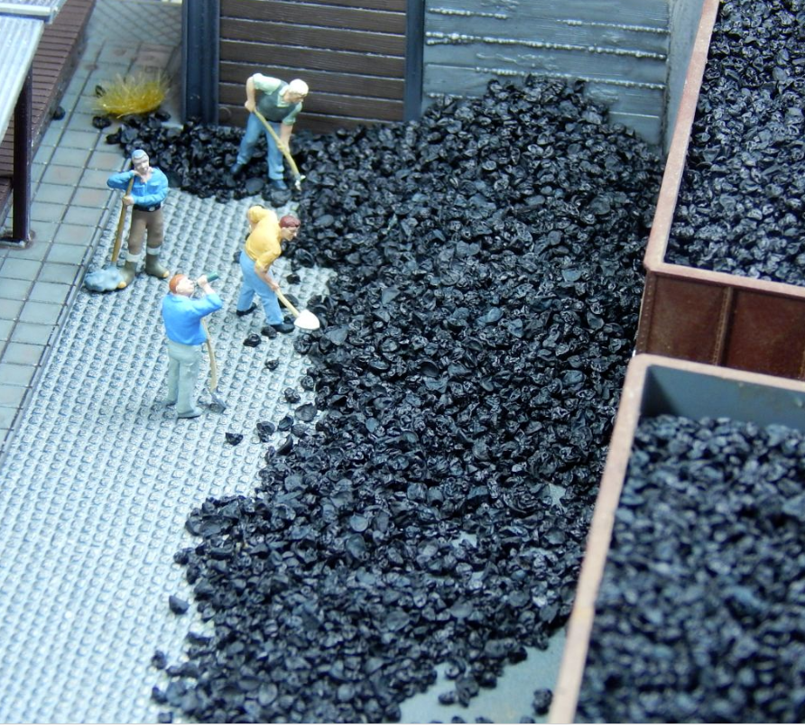 Juweela 28135 H0 1:87 Kohle Steinkohle grob schwarz und glänzend 20 g